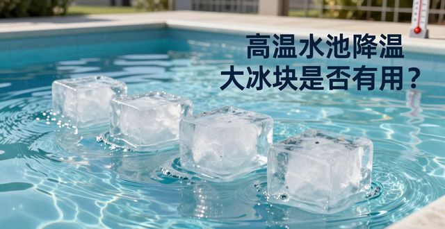 扬州高温水池降温大冰块，到底管不管用？